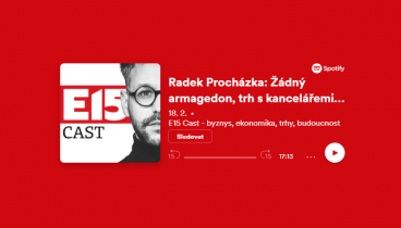 Radek Procházka v E15 Cast: Armagedon se nekoná. Kancelářský trh jede